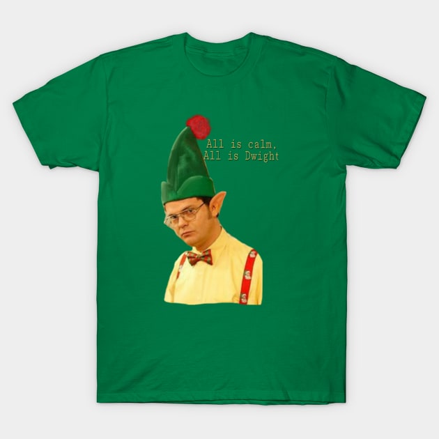 Christmas Dwight T-Shirt by mailshansen